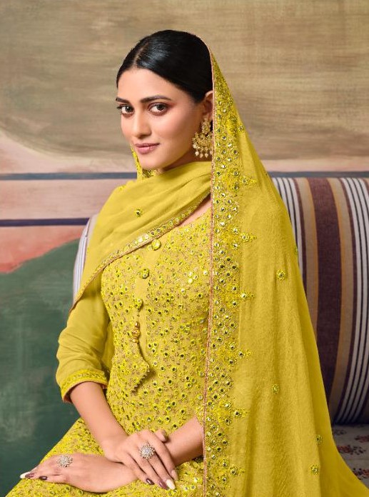 Maisha Zareen 11066 - Pure Georgette Designer Embroidery Suit