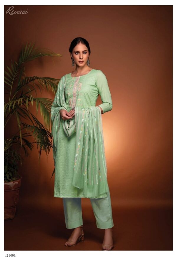 Pure Cotton With Fancy Embroidery Suit