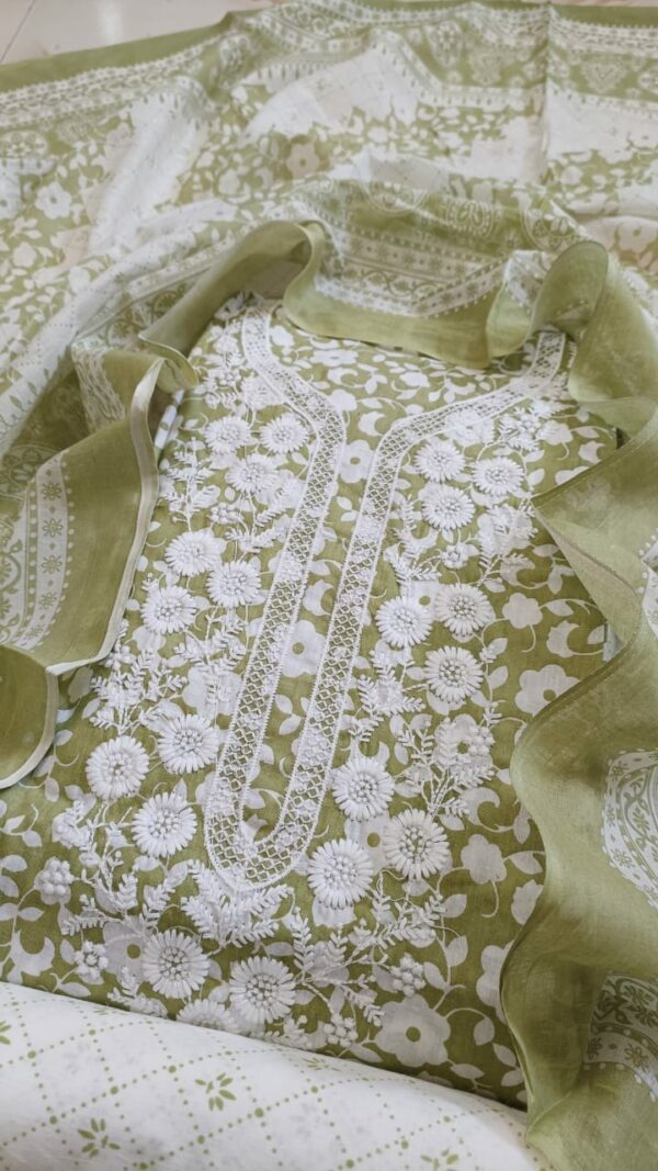 Pure Soft Cotton Print & Embroidery Suit