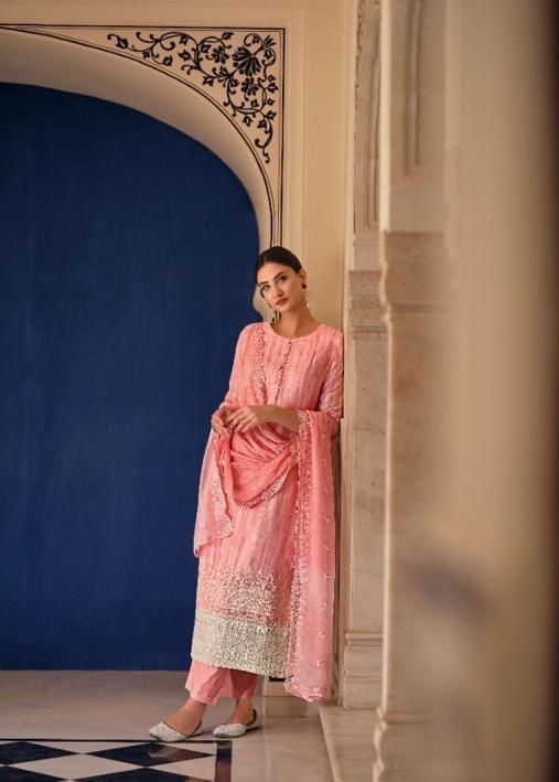 Simar Gulabon 3155 - Pure Viscose Muslin Print With Embroidery Suit
