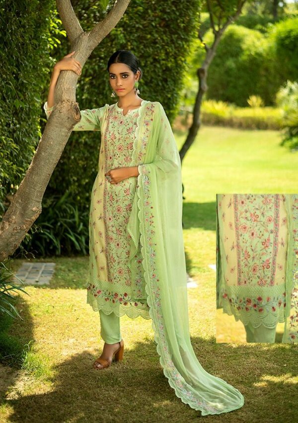 Naariti Flow 1323B - Pure Cotton Print With Embroidery Suit