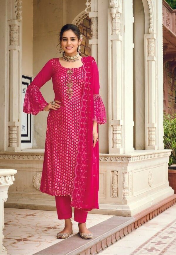 Eba Ashpreet 1467 - Blooming Georgette With Embroidery Suit