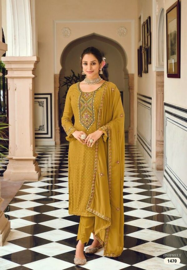 Eba Ashpreet 1470 - Blooming Georgette With Embroidery Suit