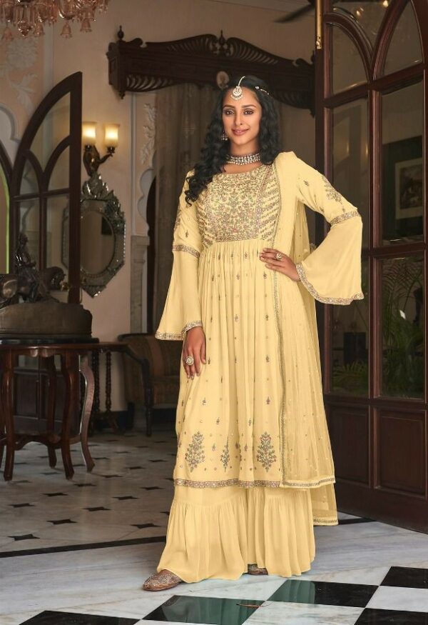 Eba Mehar 1490 - Faux Georgette With Embroidery Work Suit