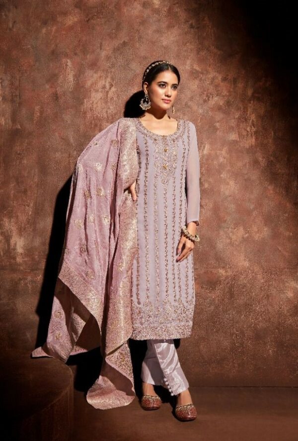 Mohini Rumeli 2204 - Georgette with Elegant Heavy Cording Embroidery Suit