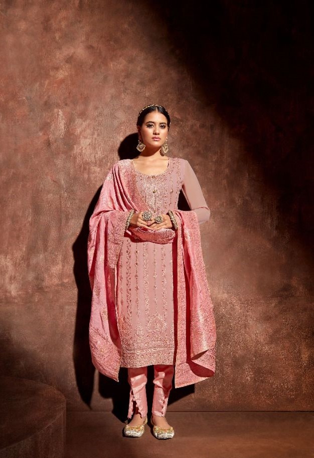 Mohini Rumeli 2206 - Georgette with Elegant Heavy Cording Embroidery Suit