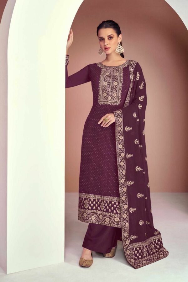 Gulkayra Dimple 7177 - Real Georgette With Embroidery Suit