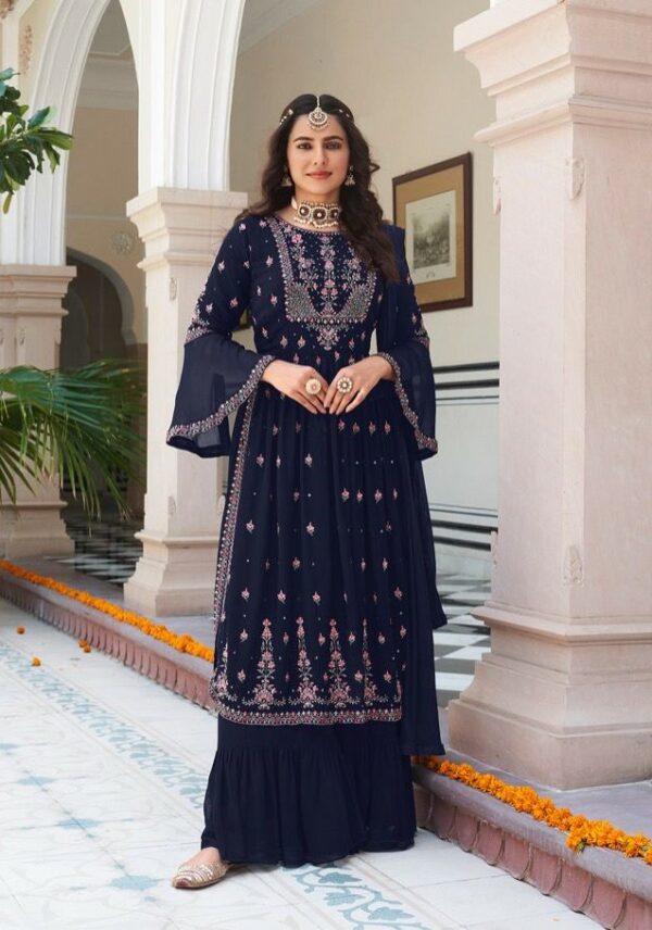 Eba Mehar 1479 - Faux Georgette With Embroidery Work Suit