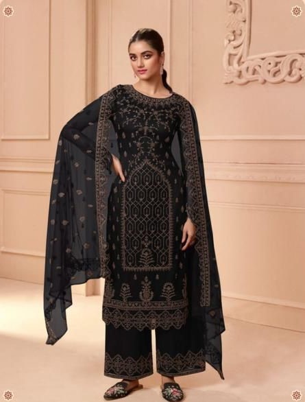 Swagat Swati 3505 - Butterfly Net With Work Suit