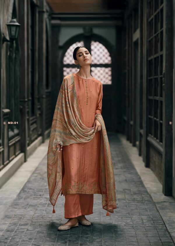 Varsha Nidhi ND04 - Muslin With Embroidery Suit