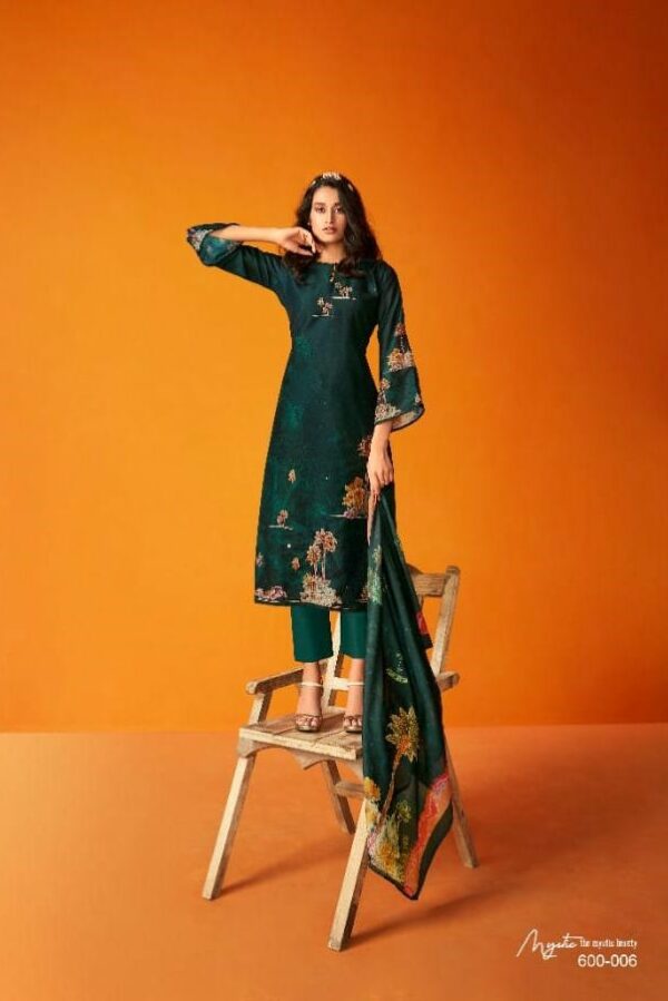 Belliza Nature 008 - Pure Heavy Jam Cotton Digital Print With Embroidery Suit
