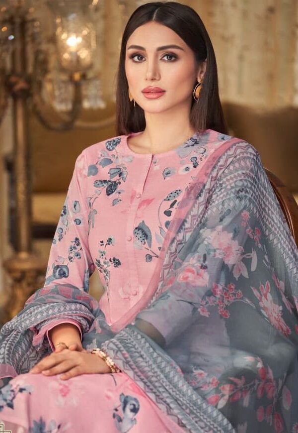 Shiddat Kian 1010 - Cotton Cambric Printed With Handwork & Embroidery Suit
