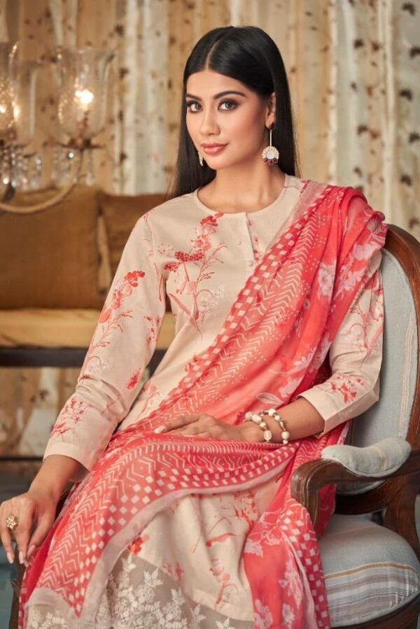 Shiddat Kian 1004 - Cotton Cambric Printed With Handwork & Embroidery Suit