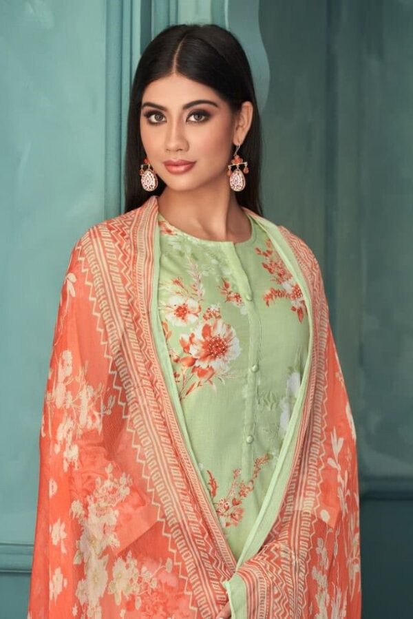 Shiddat Kian 1009 - Cotton Cambric Printed With Handwork & Embroidery Suit