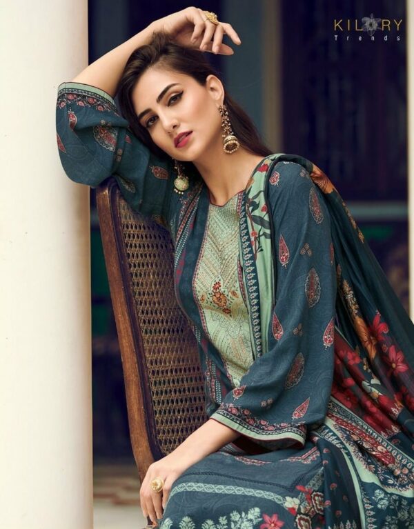 Pure Jam Cotton Print With Embroidery Suit - TIF 759