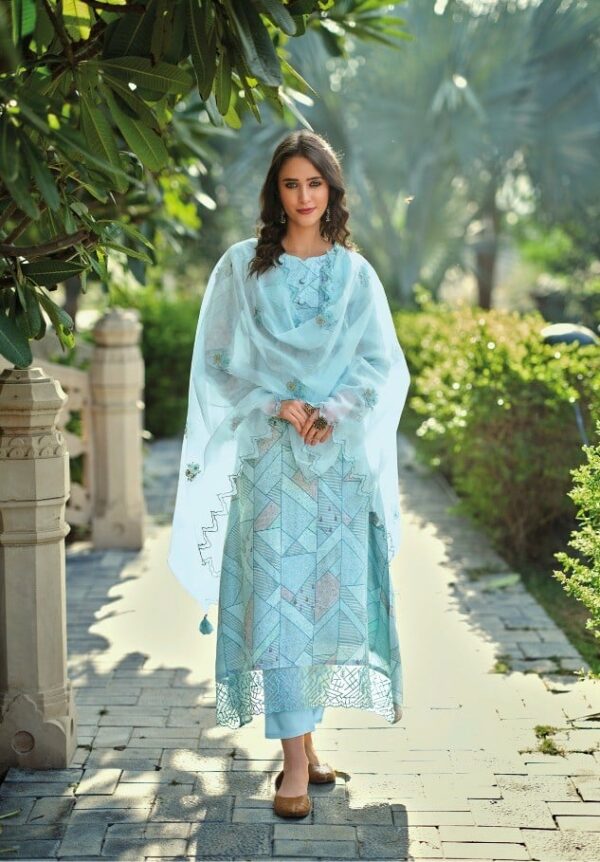 Kilory Izhar 305 - Pure Jam Cotton Print With Fancy Embroidery Work Suit
