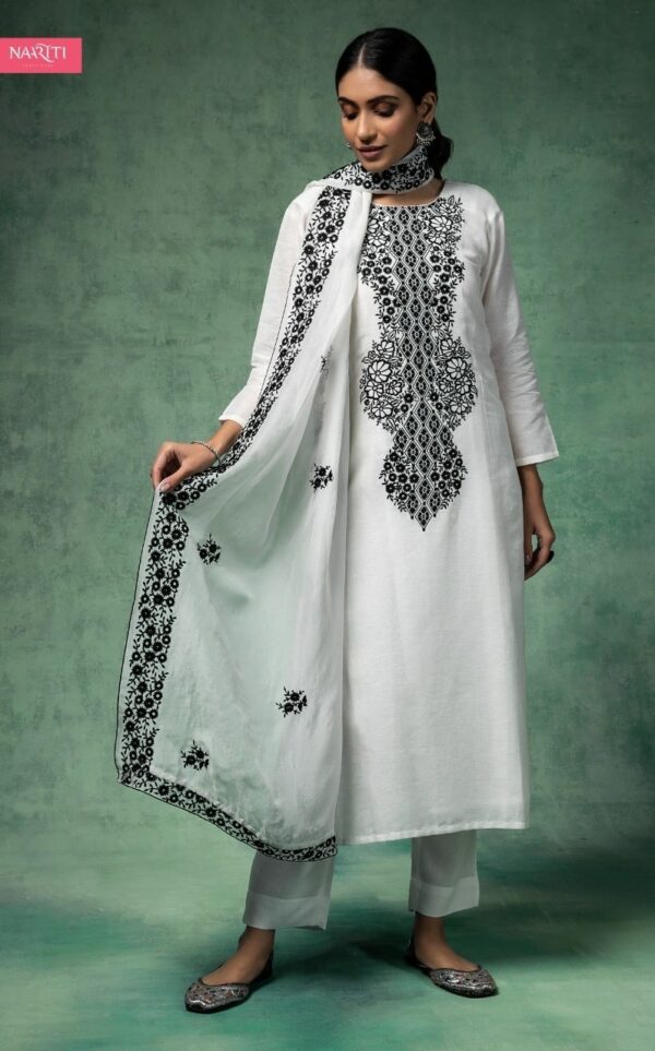 Naariti Rangez - Linen With Embroidery And Handwork Suit