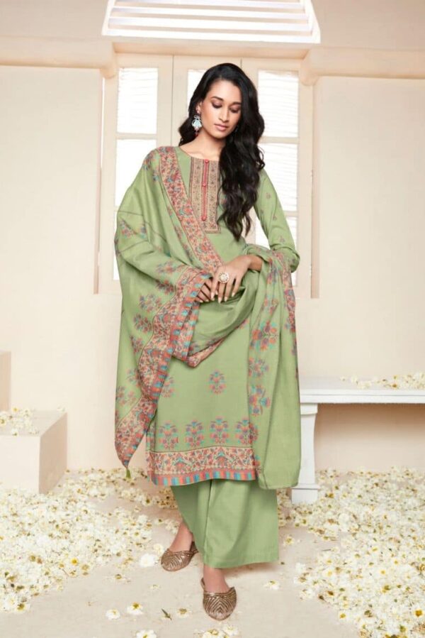 Deepsy Panghat 13802 - Pure Cotton Print With Hand Embroidery Suit