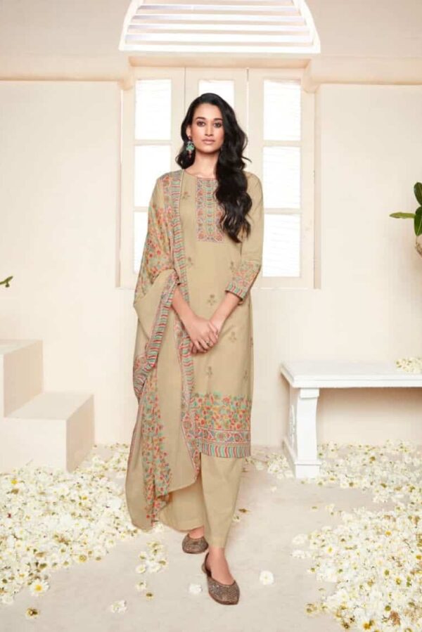 Deepsy Panghat 13804 - Pure Cotton Print With Hand Embroidery Suit
