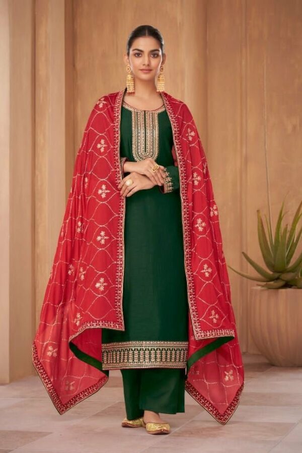 Gulkayra Nayan 7204 - Vichitra Silk With Work Suit