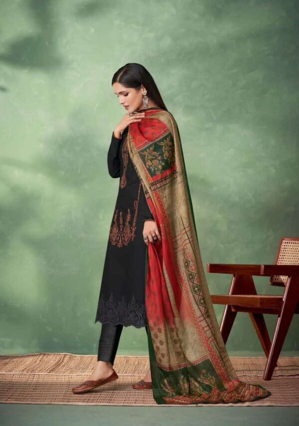 Mumtaz Adira 6007 - Pure Cotton Satin Digital Print With Embroidery Suit