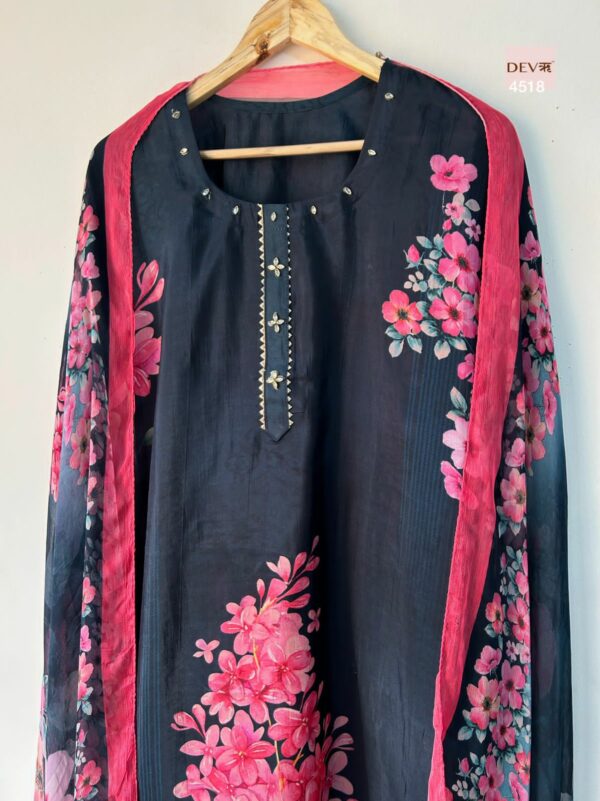 Pure Upadda Silk With Digitally Printed Suit