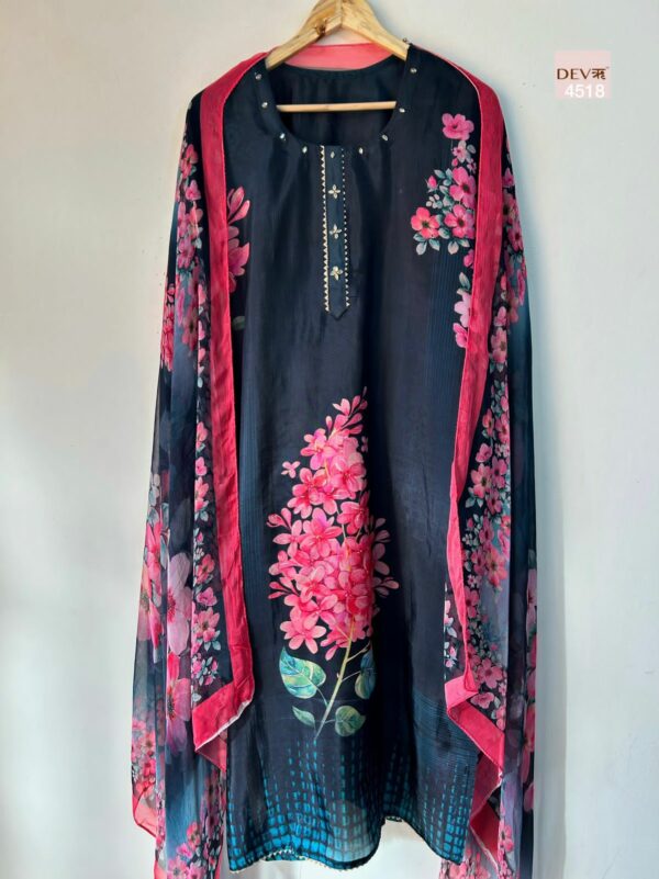 Pure Upadda Silk With Digitally Printed Suit