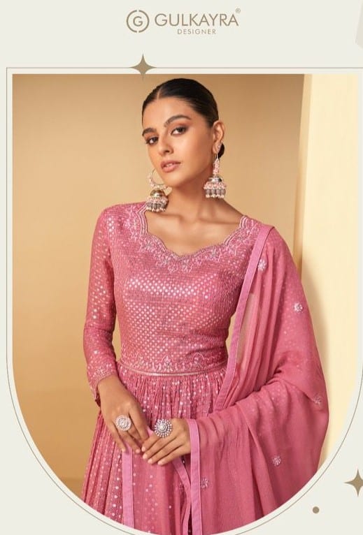 Gulkayra Imlie 7180 - Real Georgette With Work Stitched Dress