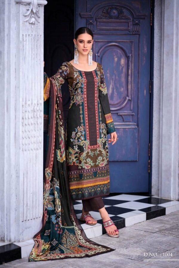 YesFab Pehnava-e-Kashmir 1004 - Lawn Cotton Digitally Printed Suit