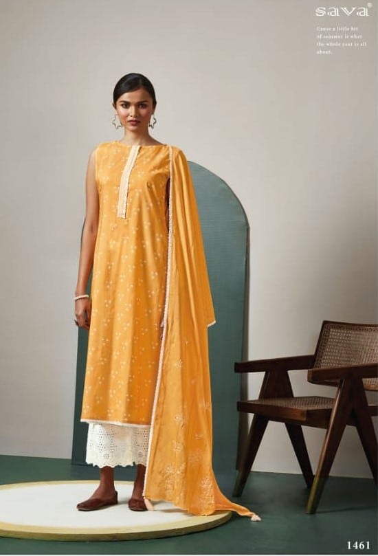 Ganga Sava Pehr 1468 - Premium Cotton Printed With Embroidery Suit