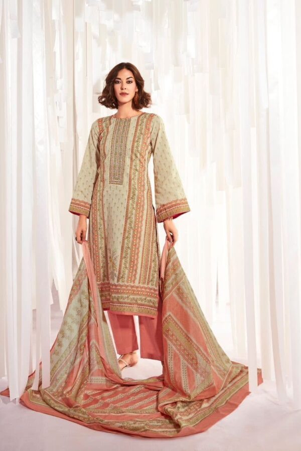 Mumtaz Panache 32006 - Pure Lawn Cambric Cotton Printed With Embroidery Suit