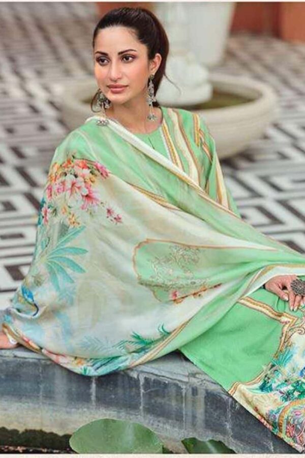 Sadhana Mehtab 5231 - Pure Jam Cotton With Fancy Work With Digital Print Suit
