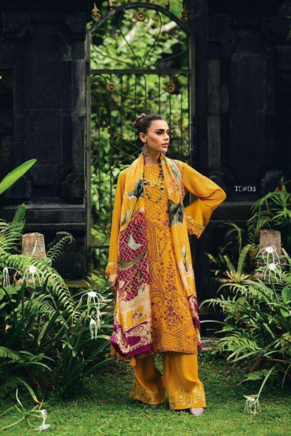 Varsha Tropicana TC06 - Viscose Muslin Woven With Embroidery Suit