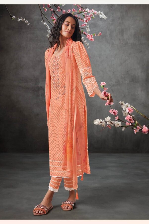 Reyna Endless Summer 966 - Superior Cotton Print With Embroidery Suit
