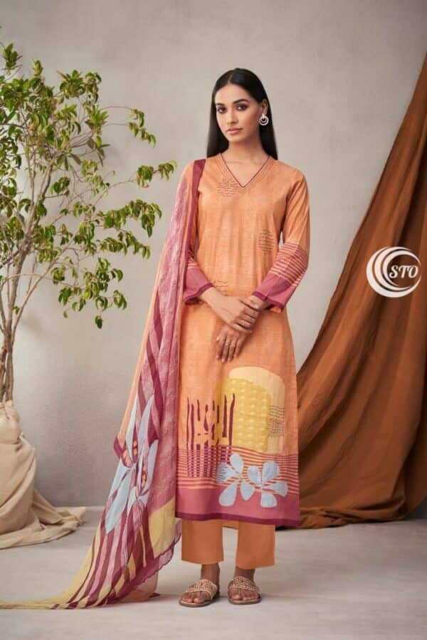 Sahiba Khwaab 295 - Cotton Print With Embroidery Suit