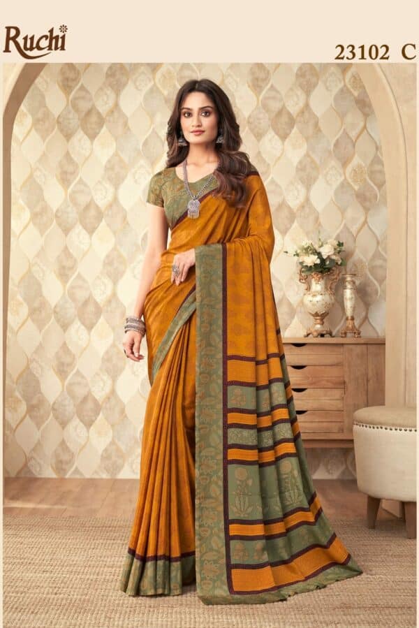 Ruchi Vivanta - Beautiful Crepe Silk Saree