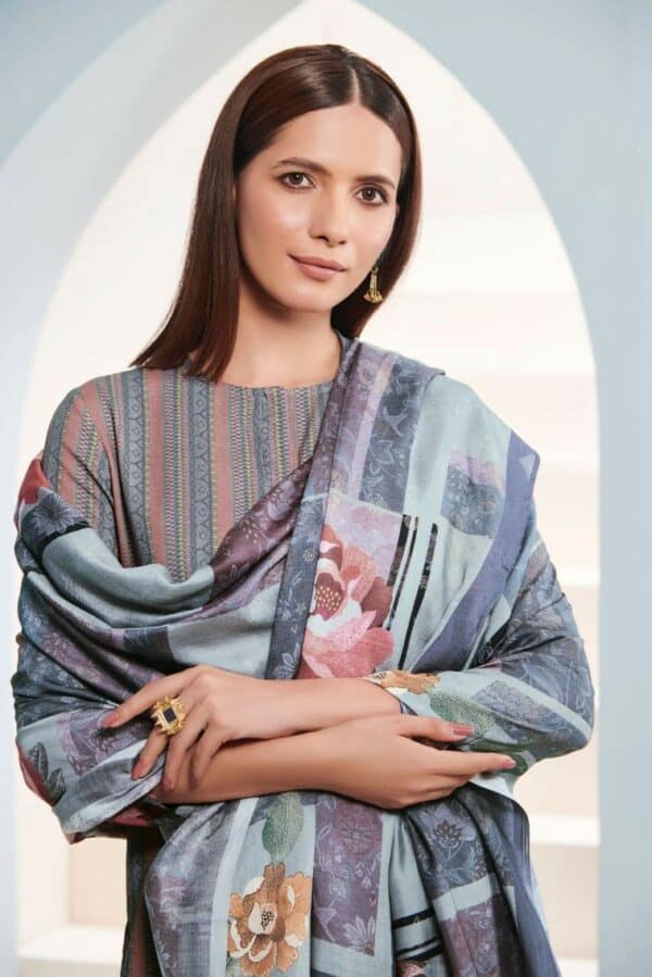 Sudriti Lakeer 5512 - Cotton Printed With Embroidery Suit