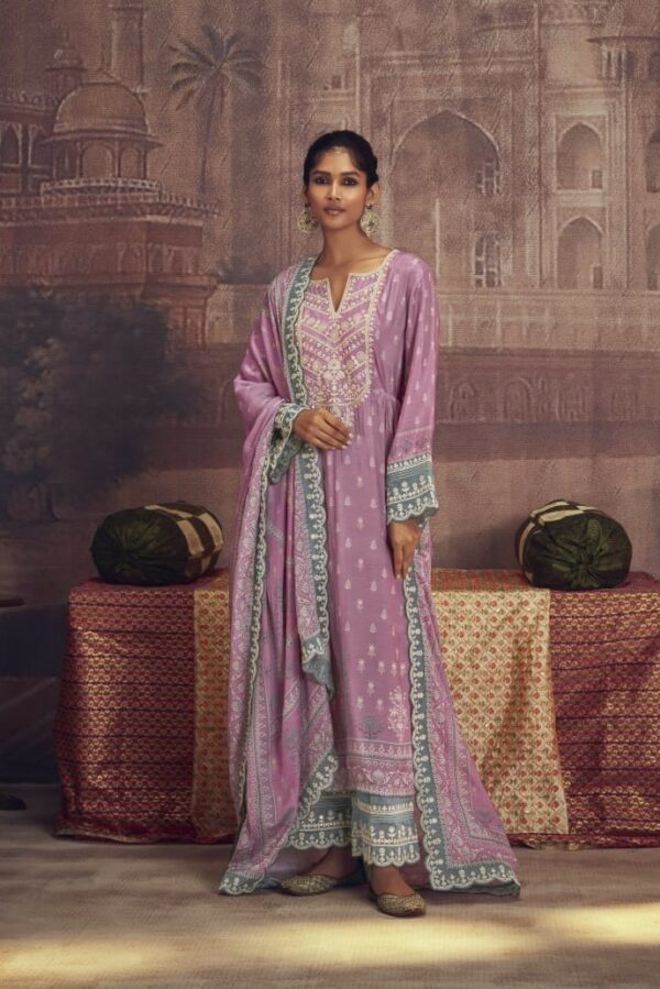 AF NZ Series 1550 - Pure Cotton With Self Weaving & Handwork Stitched Suit