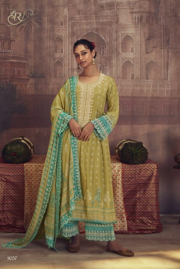 AF Insta Girl 3541 - Pure Mal Cotton Schiffli With Hand Work Stitched Suit