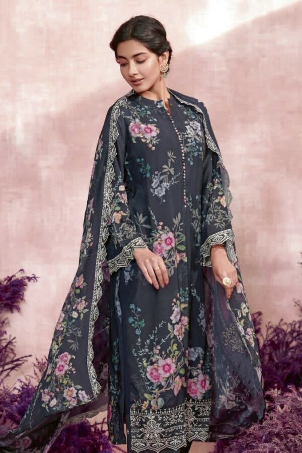 Kimora Noor Jahan 9108 - Pure Muslin With Embroidery Suit