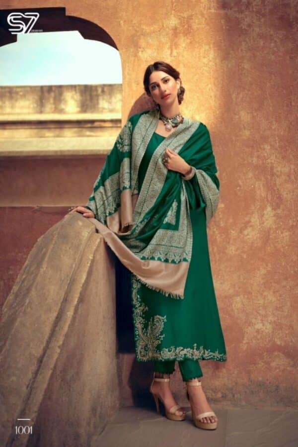 YesFab Sur 1006 - Cotton Lawn With Cut Work Embroidery Suit