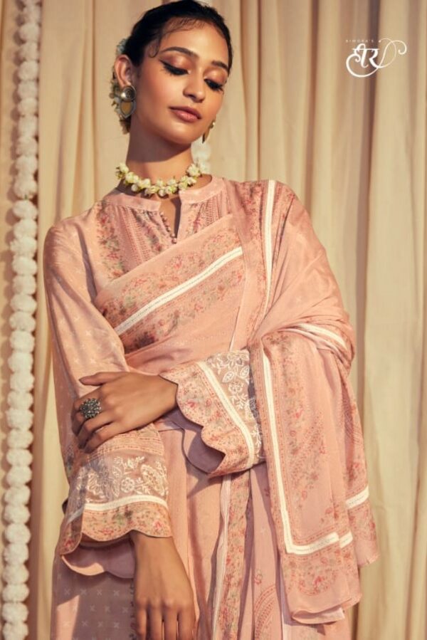 Kimora Habiba 9028 - Pure Muslin Digital Print With Embroidery Suit