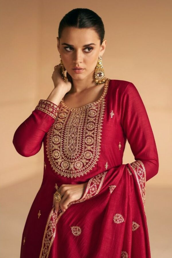 Aashirwad Geetika 9722 - Premium Silk With Embroidery Suit