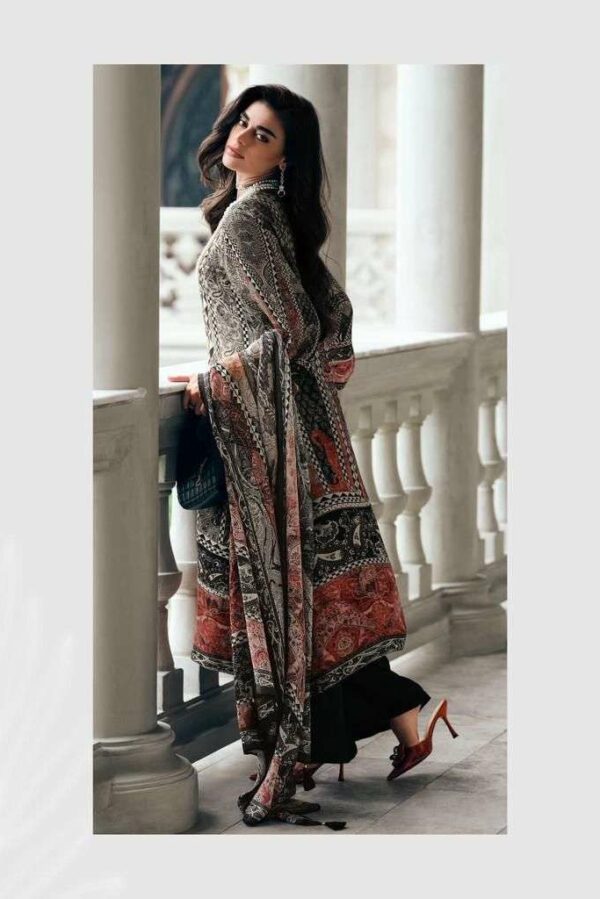 Varsha Libas e Lajawab LB01 - Muslin Silk Digitally Printed With Laces Suit