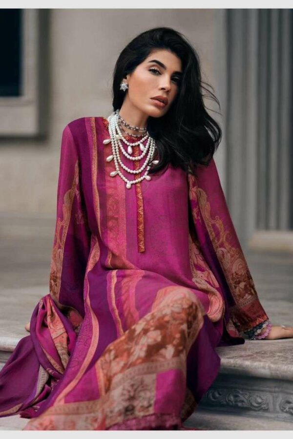 Varsha Libas e Lajawab LB02 - Muslin Silk Digitally Printed With Laces Suit