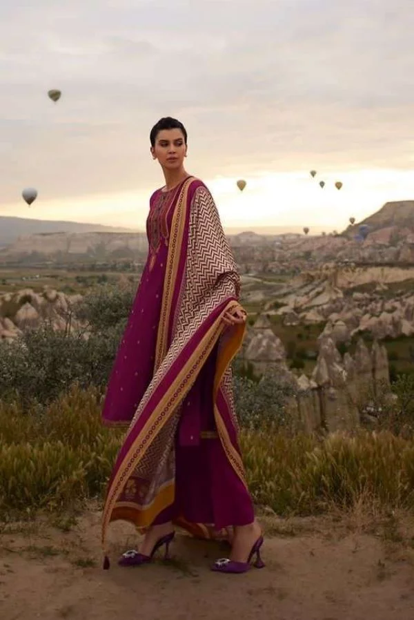 Varsha Karigari KG01 - Silk Meenakari Woven Suit