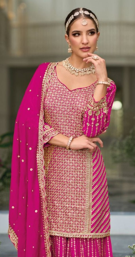 Zaveri Preet 1243 - Premium Silk With Heavy Embroidery Work Stitched Suit