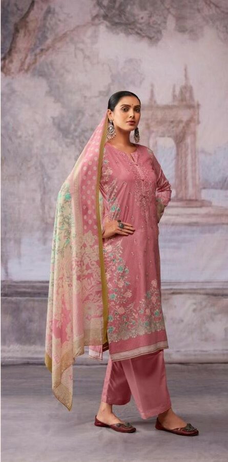 Deepsy Shazar 15002 - Pure Cotton With Heavy Self Embroidery Suit