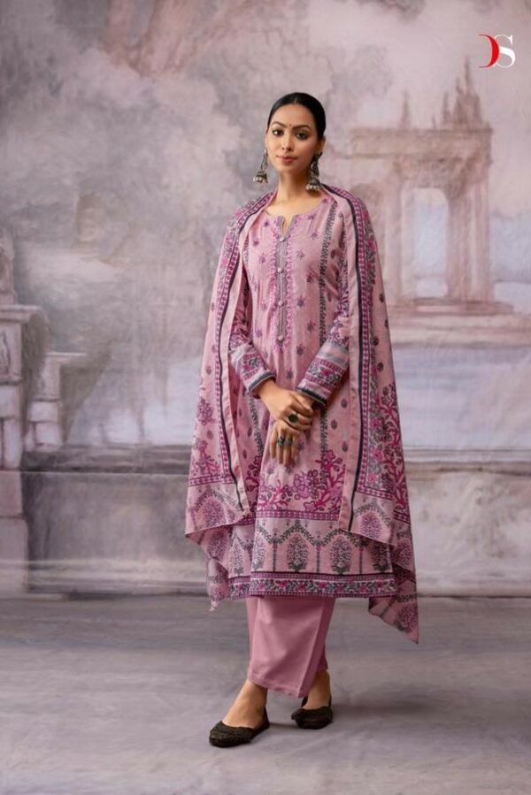 Deepsy Shazar 15006 - Pure Cotton With Heavy Self Embroidery Suit