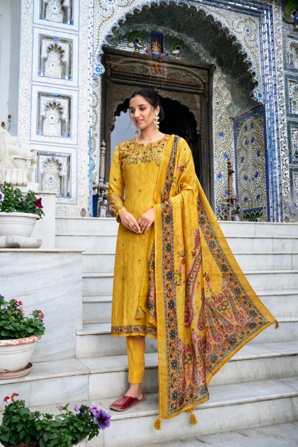 Rupali Fashion 3301 - Pure Muslin Digital Printed With Embroidery Suit